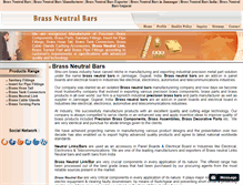 Tablet Screenshot of brassneutralbars.com